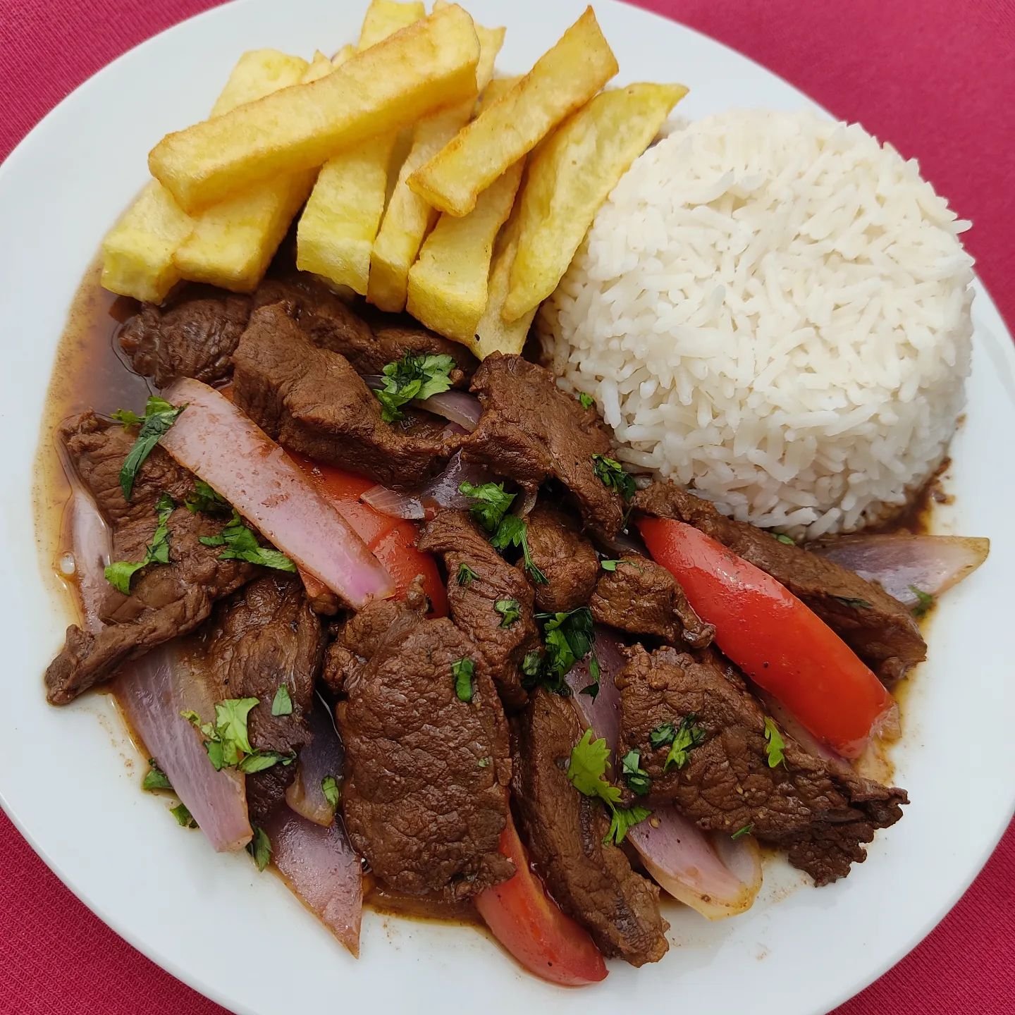 lomo al wok