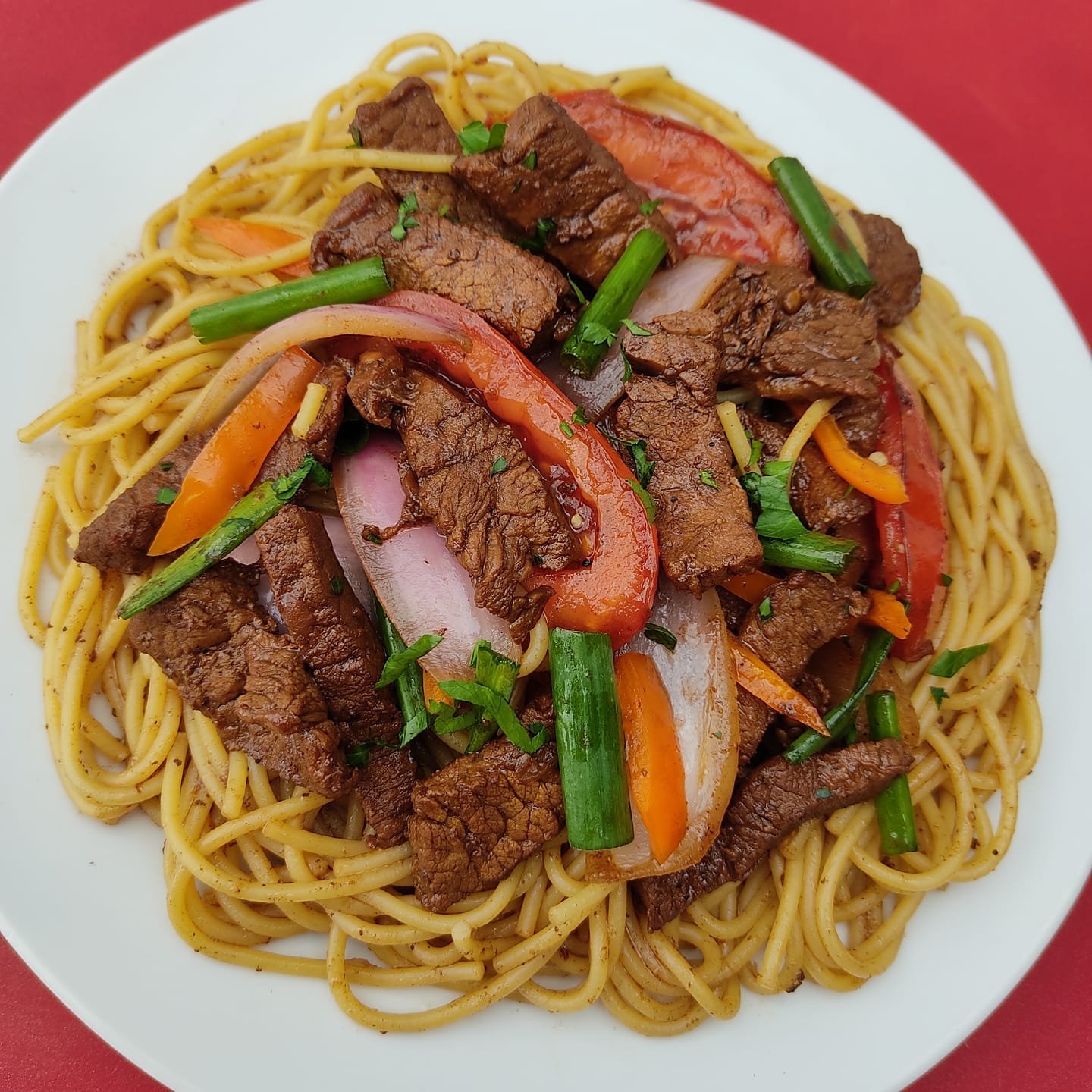 Tallarin al wok